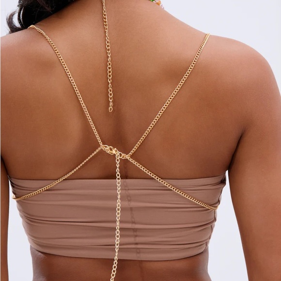 Colorful Beaded Chain Top - Picture 3 of 3